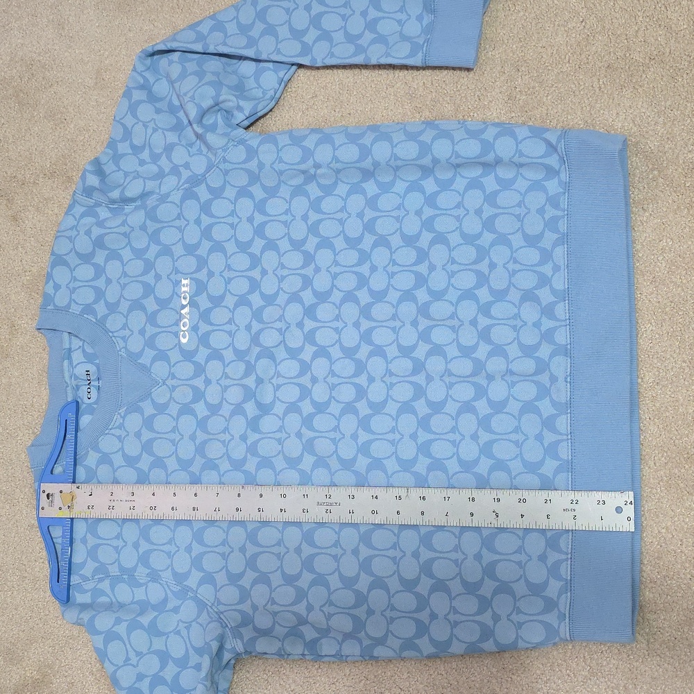 Coach Sweatshirt in Soft Blue - Picture 13 of 14